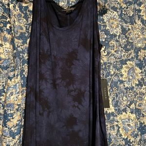 Blue & Black Tahari shirt, tags on, new with tags,